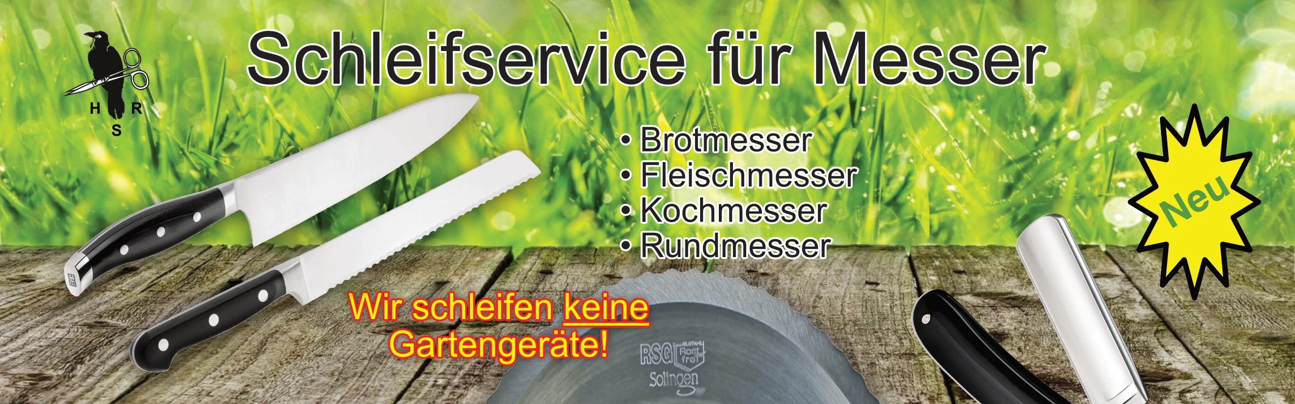 Messer schleifen - Herbert Rabenschlag Solingen